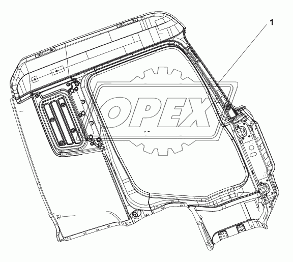 5401B-C0300 Сварочное соединение правой бокововины