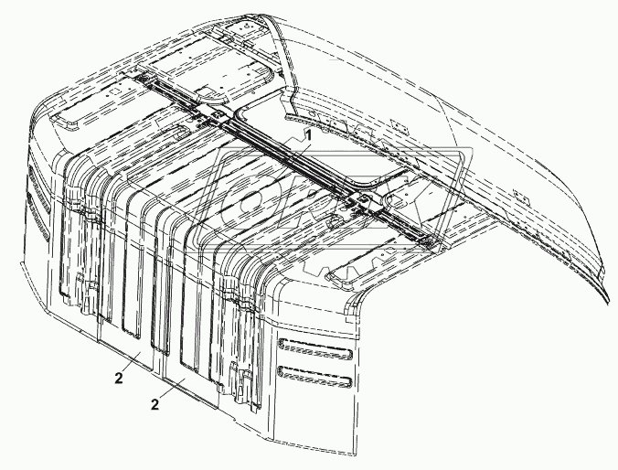 5710B-C0300 Верхняя звукоизоляция