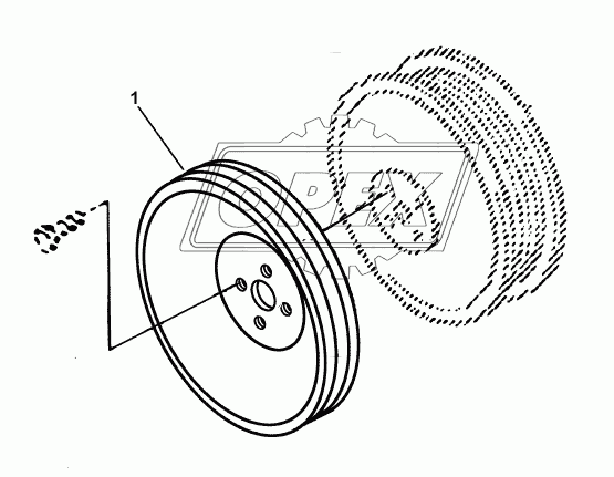 PA9001 Блок шкива приводного приспособления