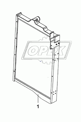 1301A2-ZB6 Компоновка радиатора