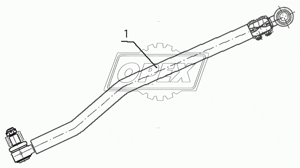 3412A-ZXC97 Продольная рулевая тяга