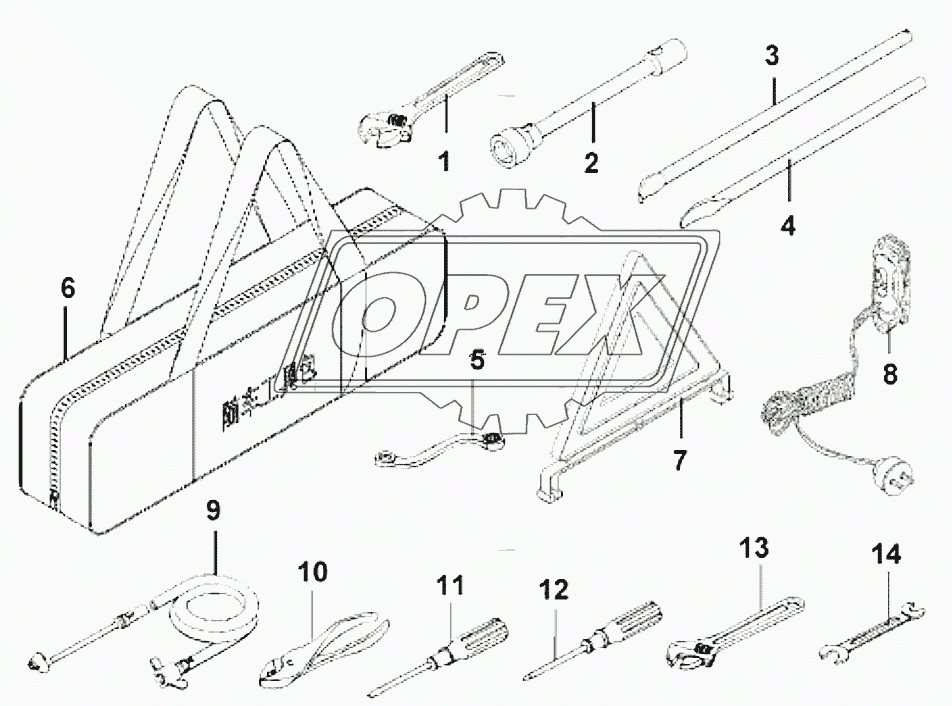 3919910-T0500 Сумка инструментальная