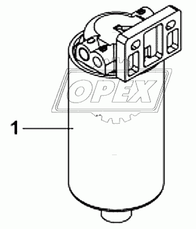 1105A-ZXC73 Топливный фильтр предварительной очистки