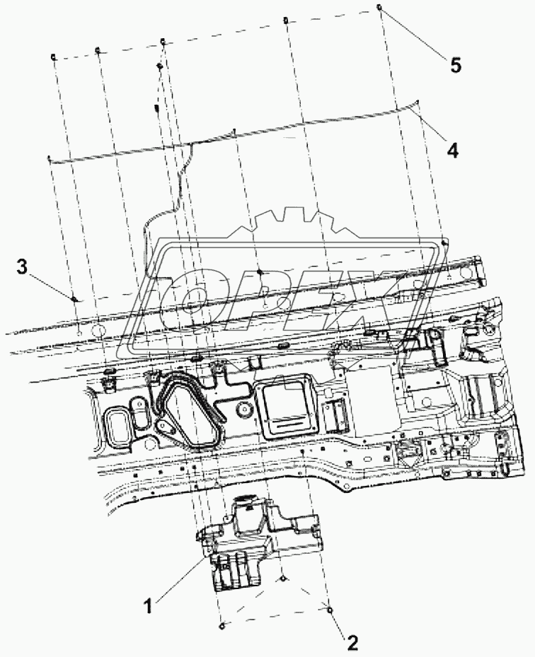 3747A-C0100 Омыватель лобового стекла