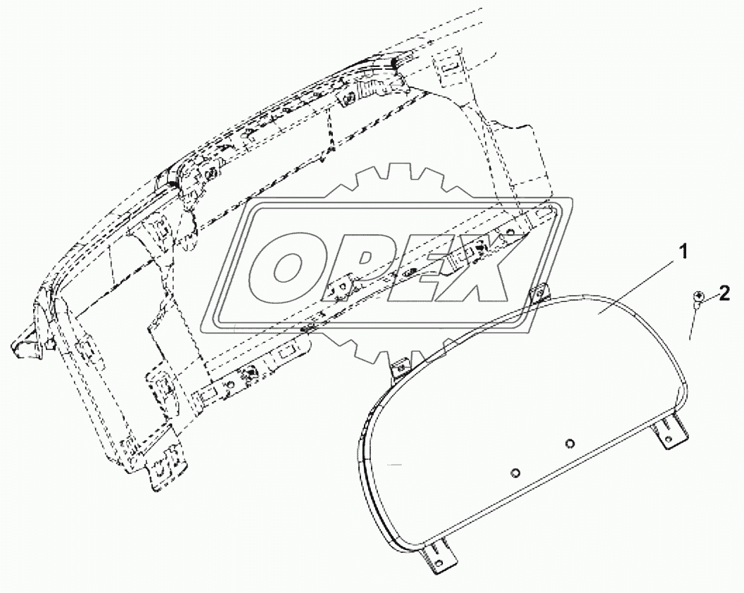 3800A-C0167 Комбинация приборов