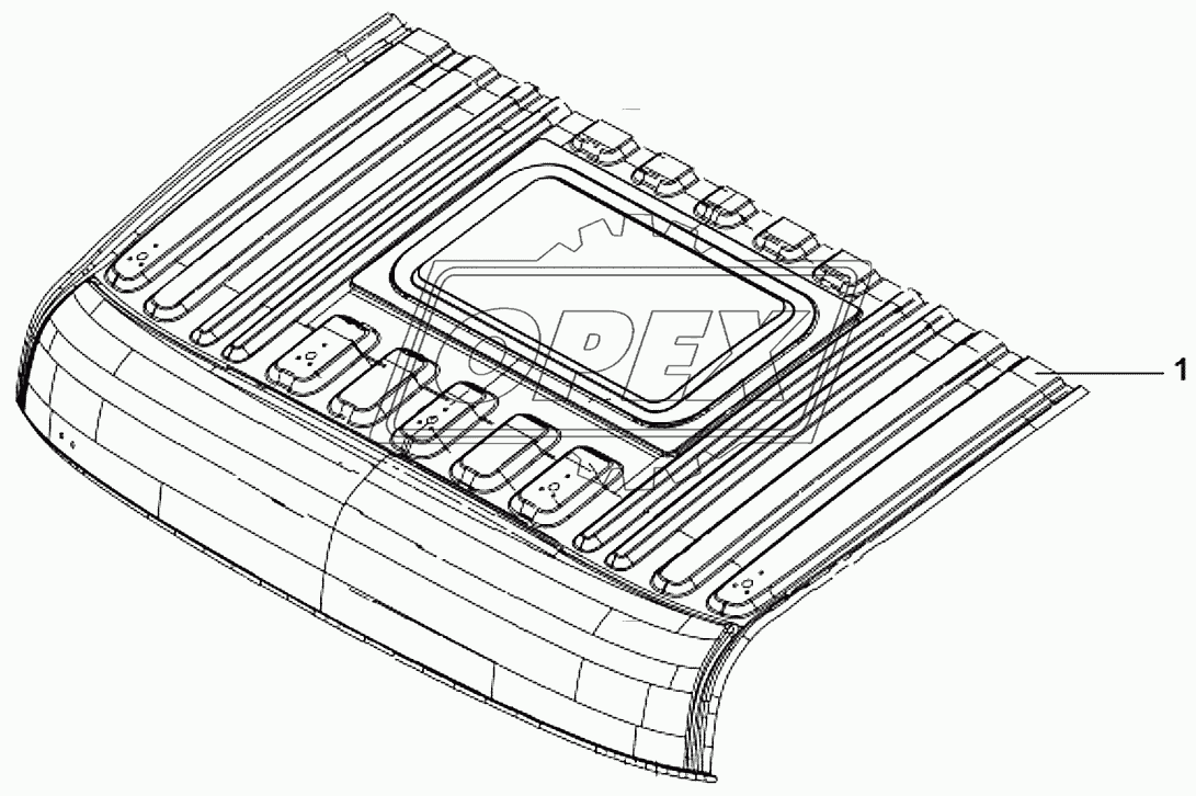 5701A-C0104 Крыша кабины