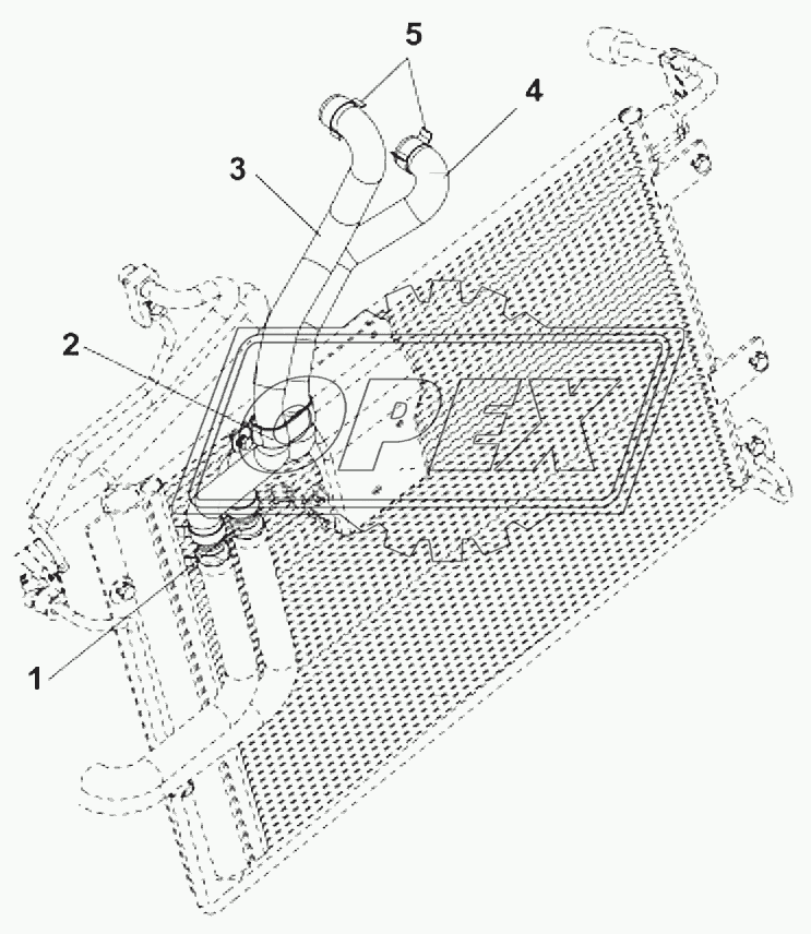 8101B-C0100 Трубопроводы отопителя