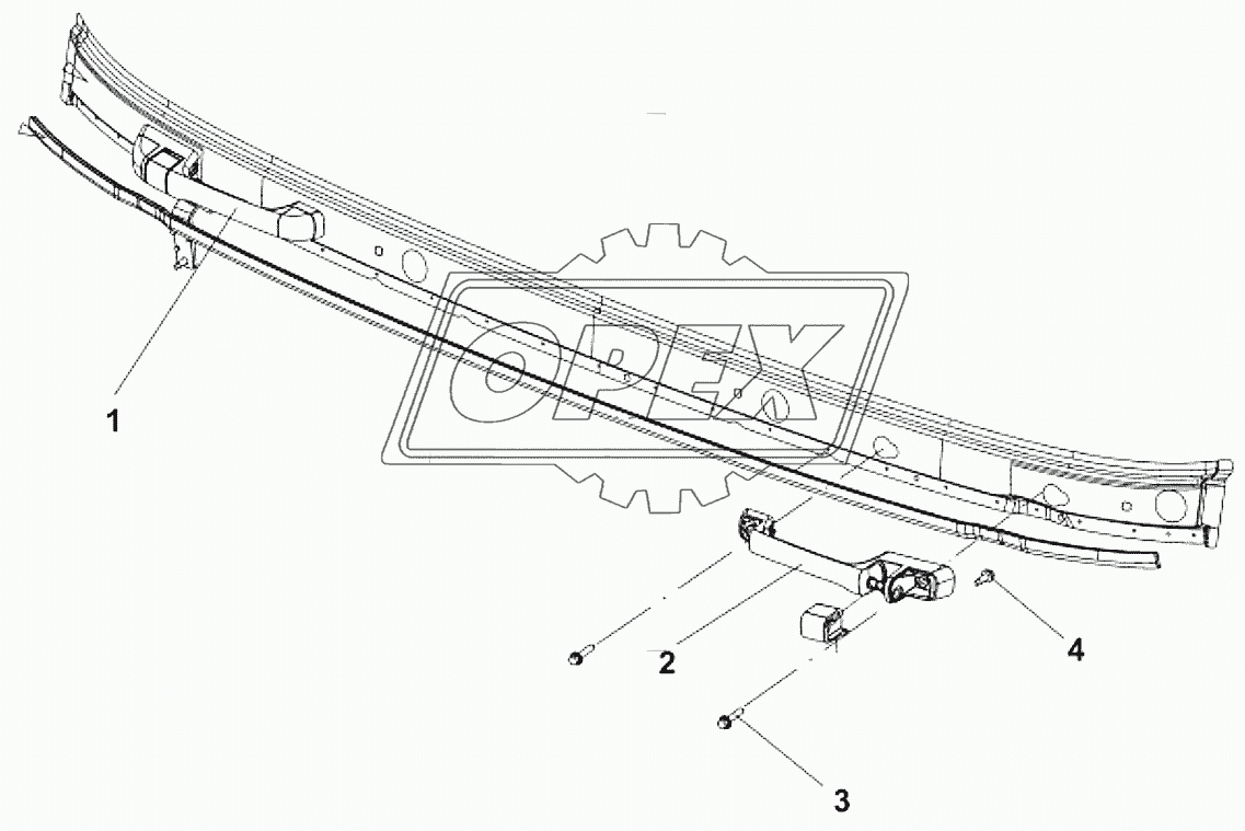 8211A-C0100 Наружные передние поручни