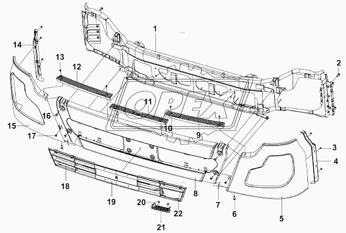 8406A-C0101 Передний бампер