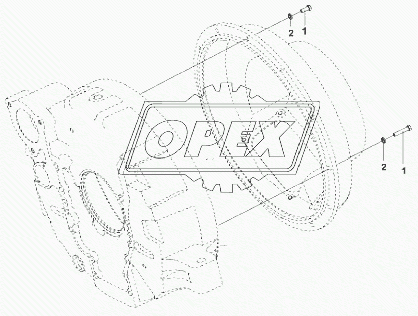 1600A-ZXD01 Крепление картера сцепления