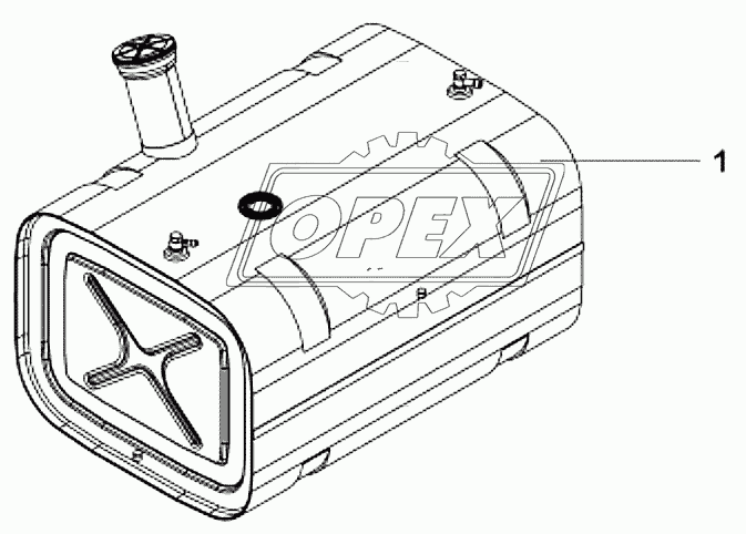 1101F-ZXC98 Топливный бак