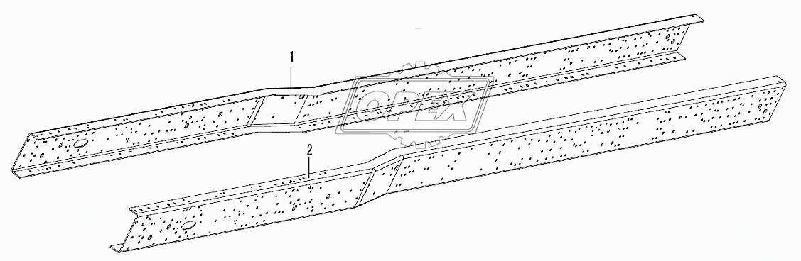 2801A-ZXC97 Лонжероны рамы