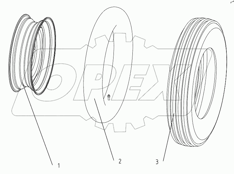  Directive Wheel (6.00-16) 500D.32.001