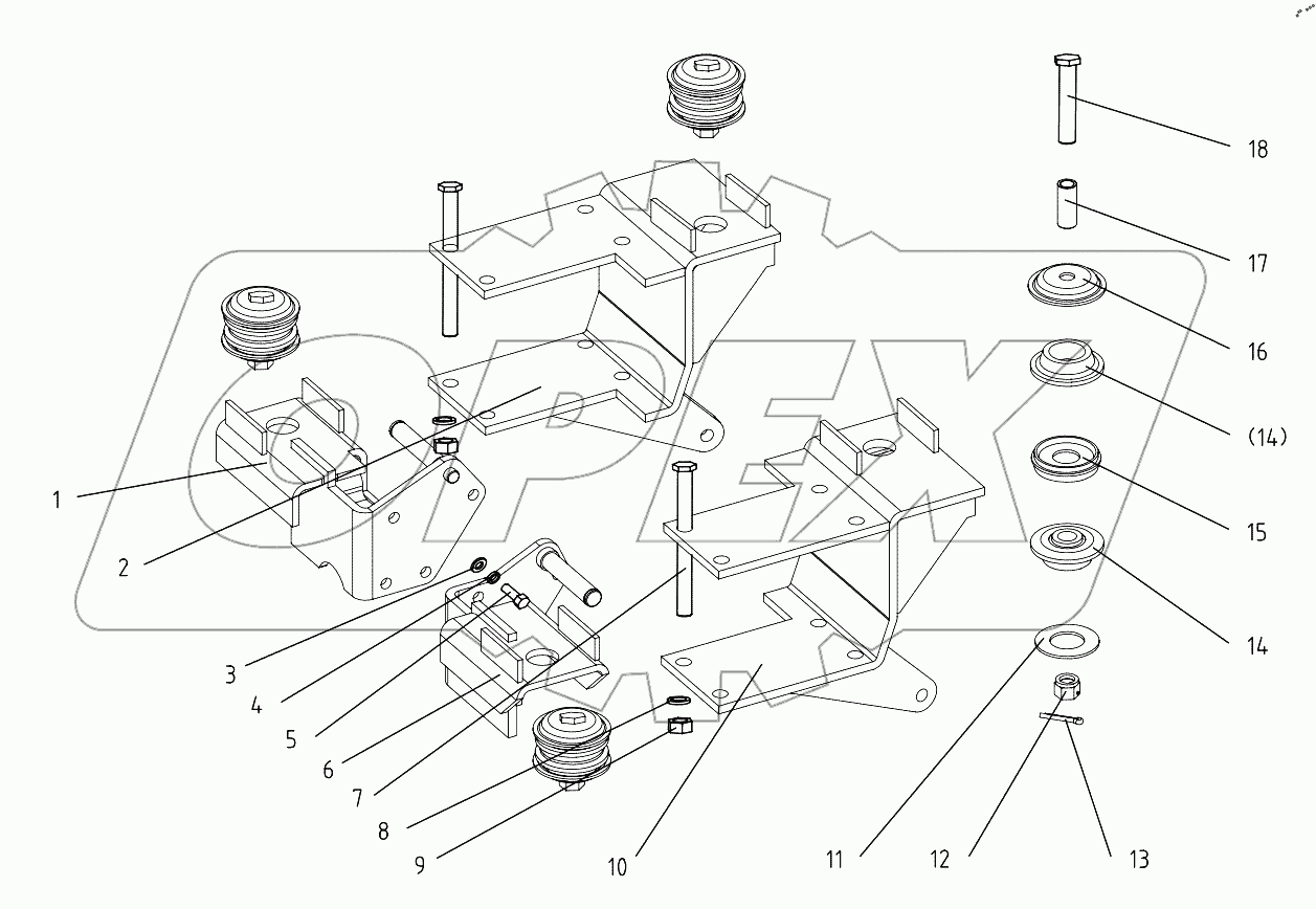  Backstops of Cab Assembly