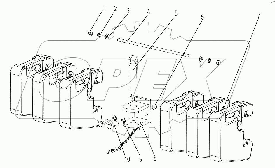  Front Balance Weight