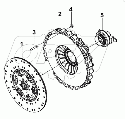  1601A-L15R0 Блок сцепления
