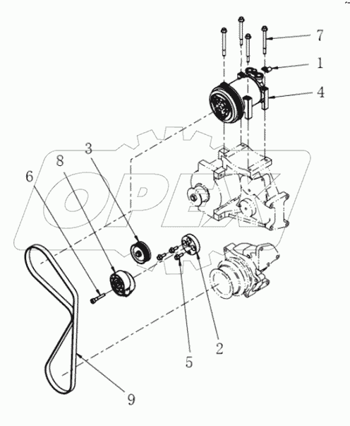 CF 2041 Узел кондиционера