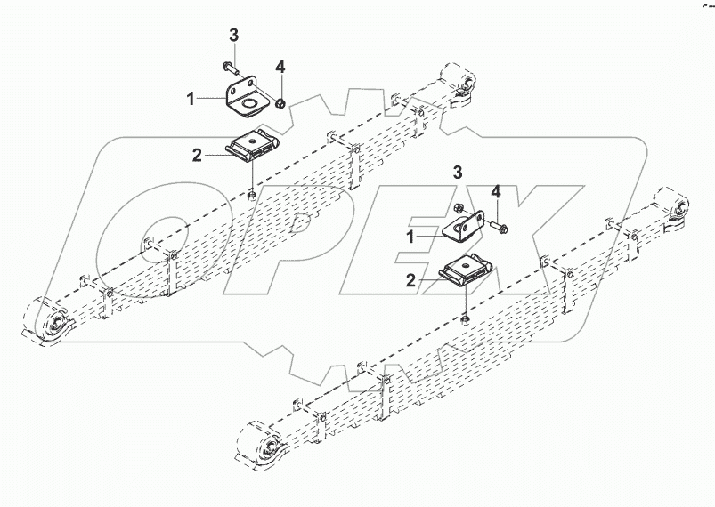  2901A-K50N0 Комплект крышек