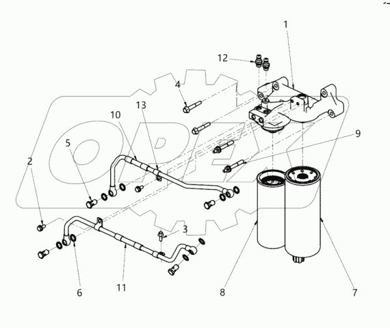  FF 2331 Топливный фильтр