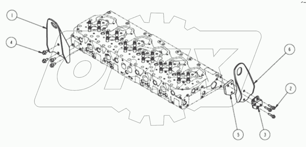  LA 2132 Проушина двигателя