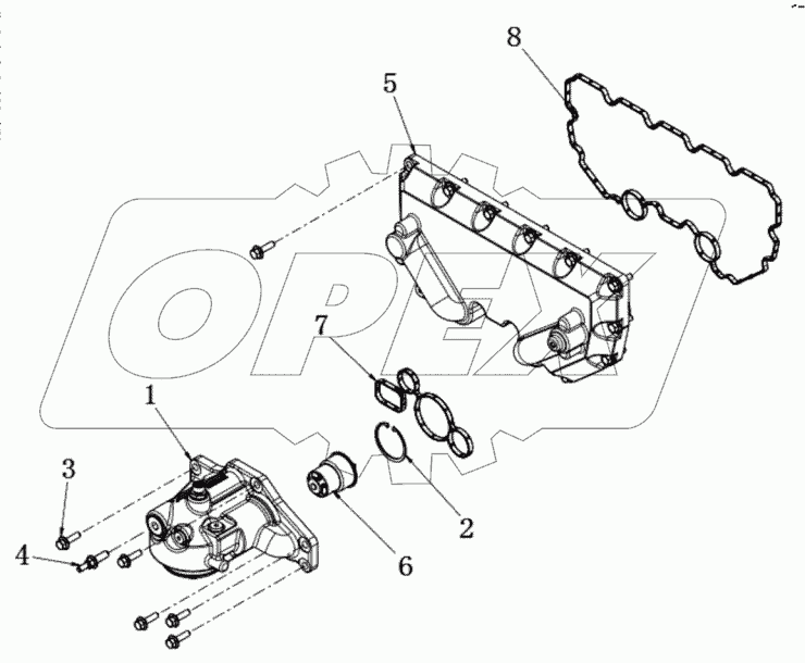  LC 2785 Масляный охладитель