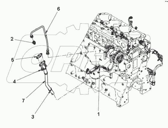  TP 2887 Трубопровод нагнетателя