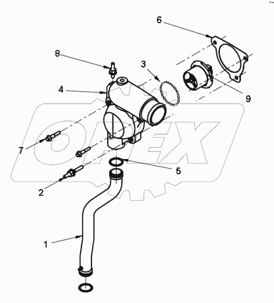  TH 2810 Гнездо термостата