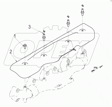  SH 2074 Теплоизоляционный экран