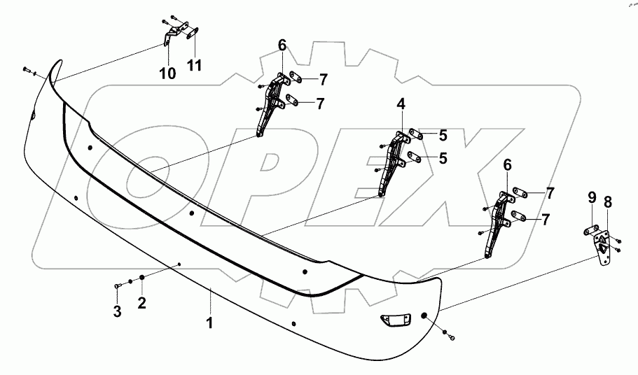  8204B-C6100 SUNSHADE SET