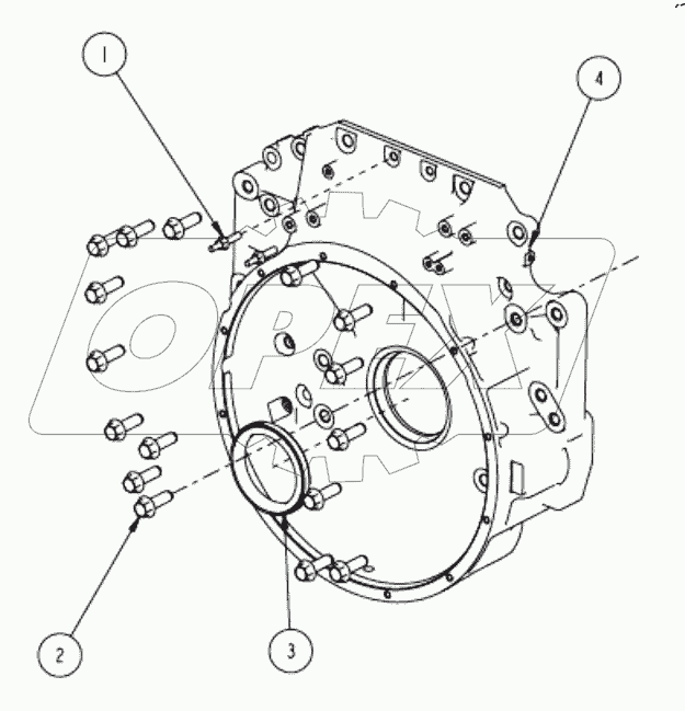  FH 2443 FLYWHEEL HOUSING