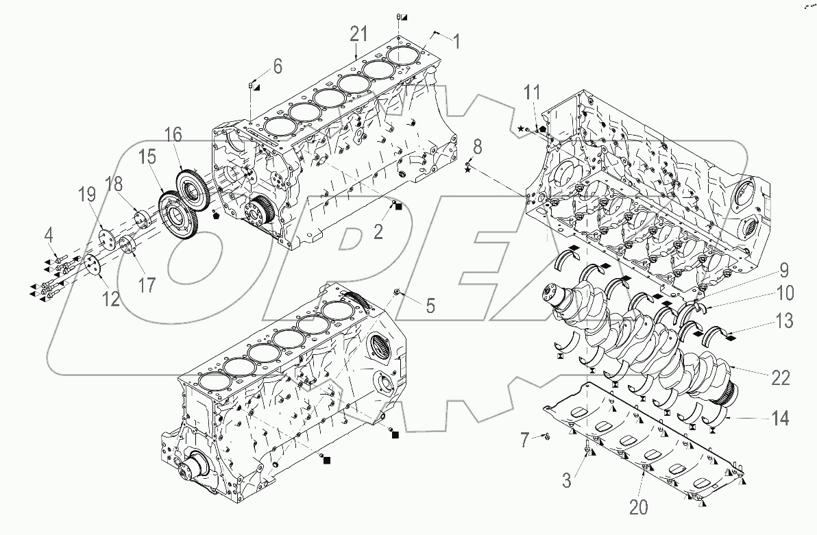  BB 2011 CYLINDER BLOCK