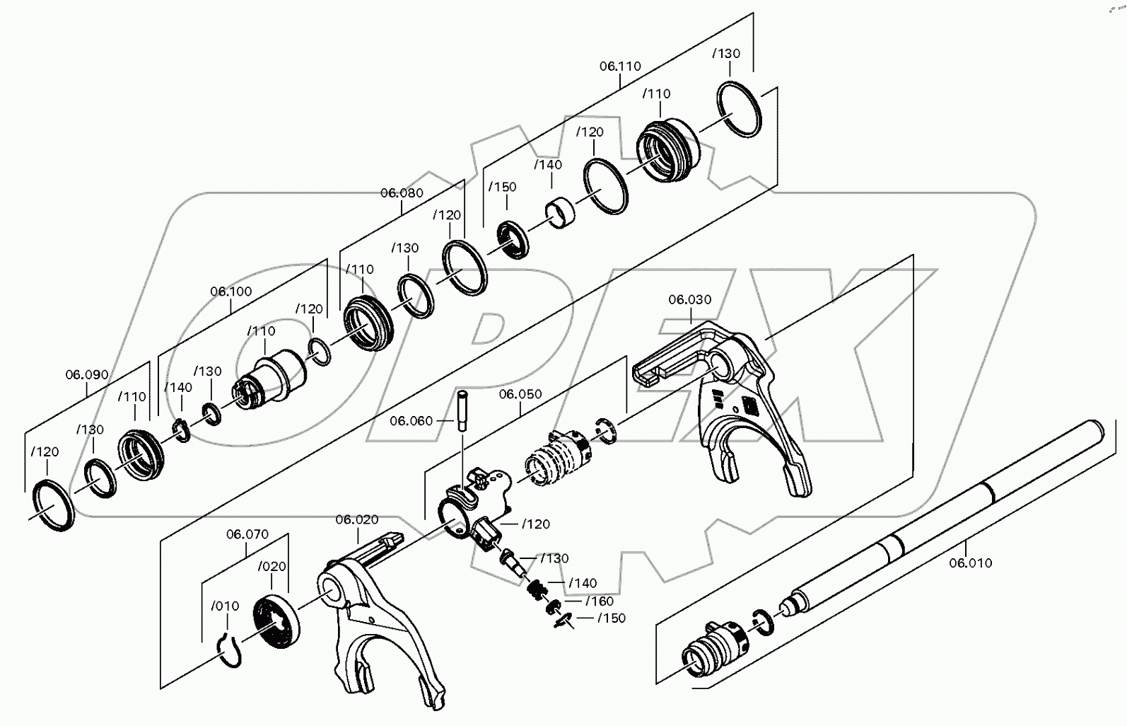  TRANSMISSION SHIFT SYSTEM