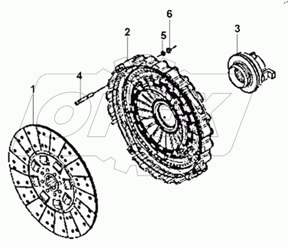  1601A-ZB7C0 Clutch Subassembly