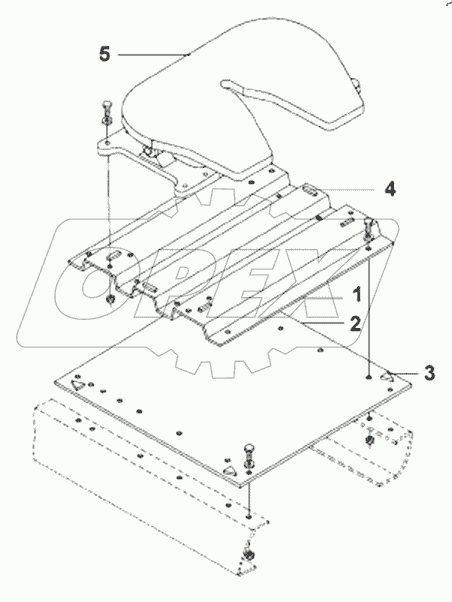  2701AC-01 Saddle Subassembly