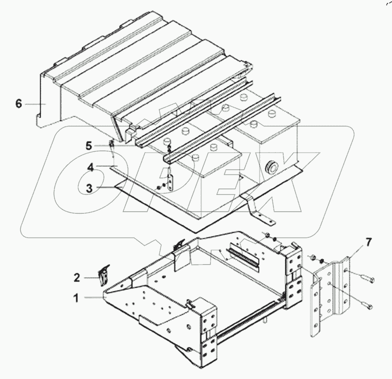  3703A-T0403 Battery Subassembly