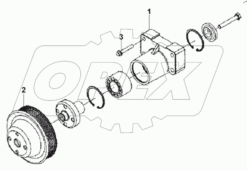  FA9310 Fan Drive Subassembly