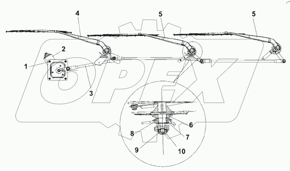  5205A-C0100 Wiper Subassembly