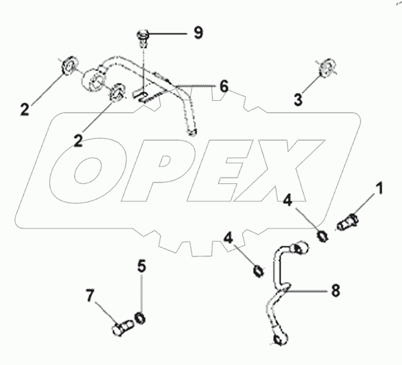  FT9231 Fuel Pipeline Subassembly