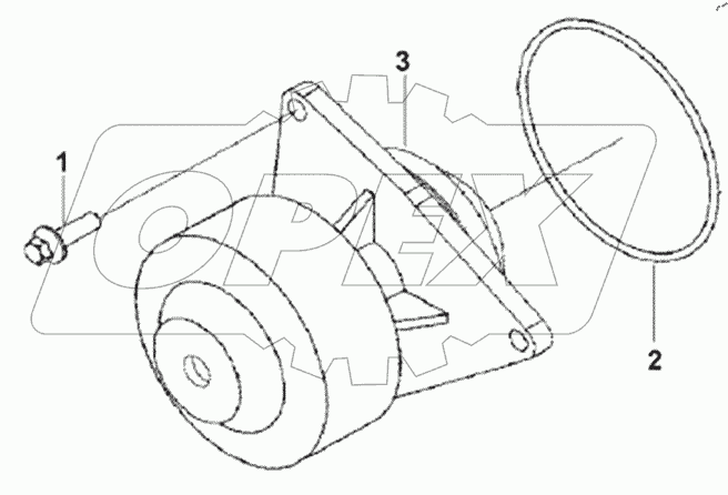  WP9101 Water Pump Subassembly