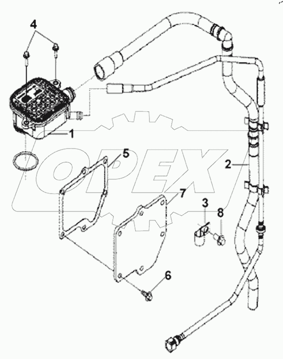  BR9239 Crankcase Ventilation Subassembly