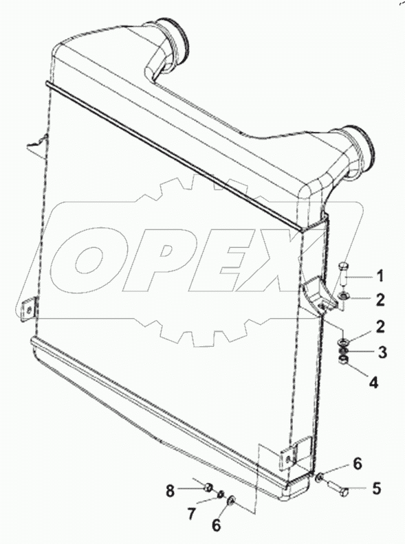  1118B1-ZB6 Intercooler Fastener