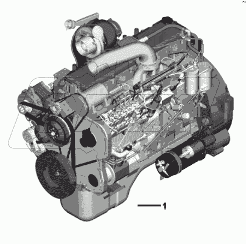  1000020-E2701 Engine assembly
