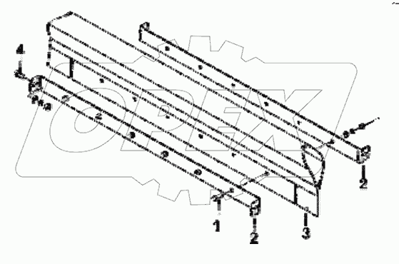  1309B-T0500 Fan wind screen group