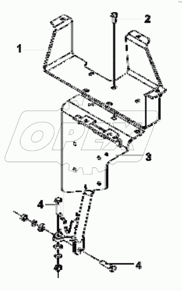 1311B1-ZD10 Expansion tank fixing part