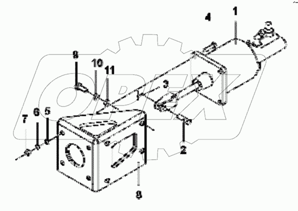  1608A-T0102 Clutch booster group
