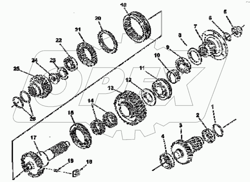  T0504-DC12J-03 Auxiliary shaft