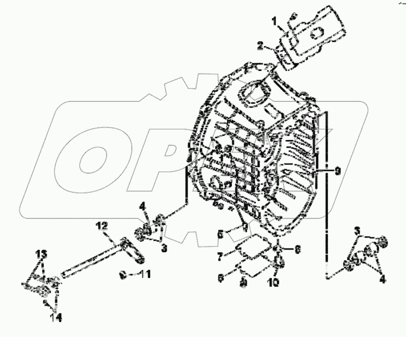  T0504-DC12J-05 Clutch housing