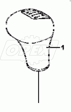  1703A-T0900 Shift control handle group