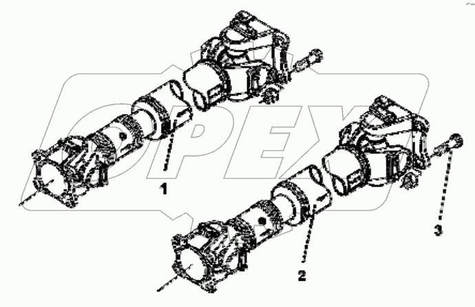  2201A-T0400 Transmission shaft group