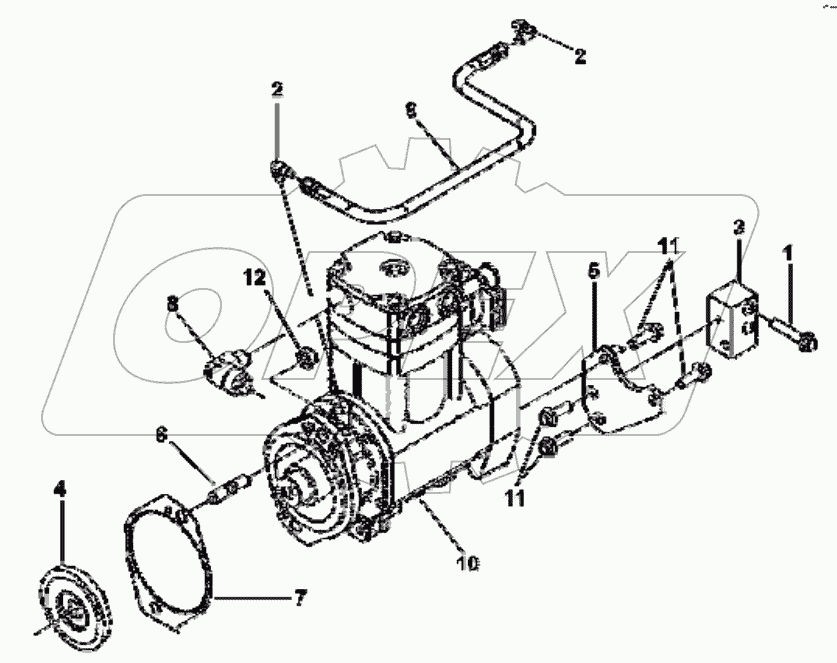  CP9590 Air compressor group